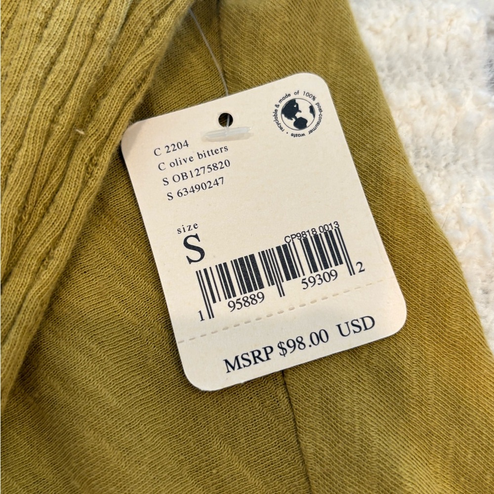 We The Free Mustard Knit Top